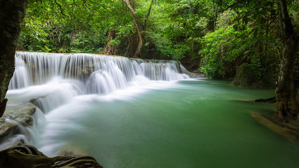 beautiful waterfall in Thailand