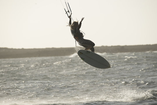 kiters in jumping