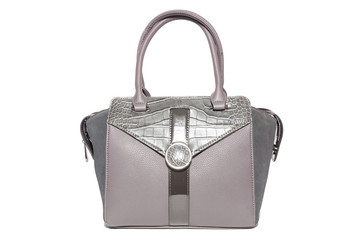 women's leather handbag pink colour