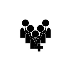 Add a user. User's logo. Vector logo