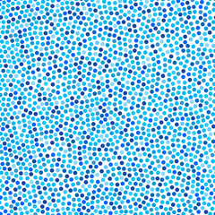 Blue dot background, seamless pattern, vector illustration