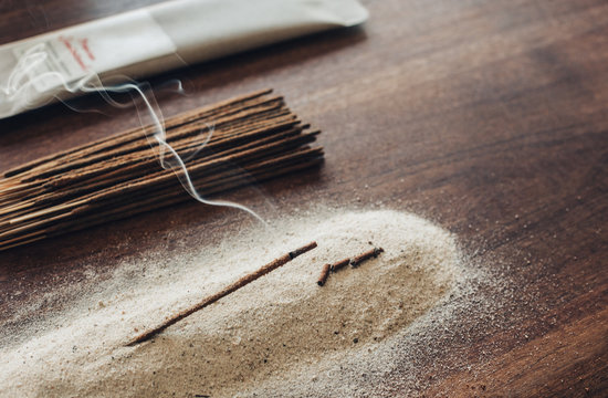 Incense Stick Burning