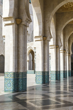 Hassan II mosque in Casablanca
