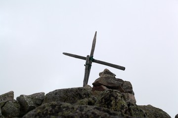 Fototapeta na wymiar Summit cross