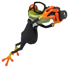 Naklejka premium Fun frog