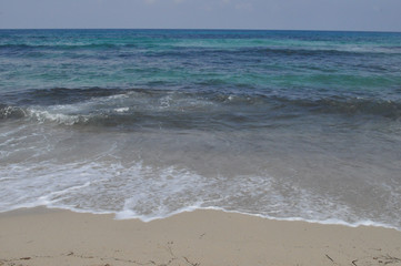 Fototapeta na wymiar Cala Torta beach in Majorca