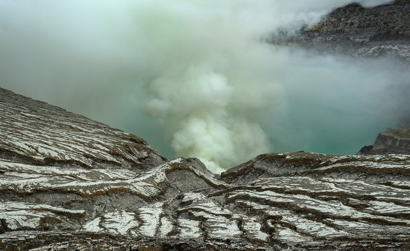 Rim of Kawah Ijen