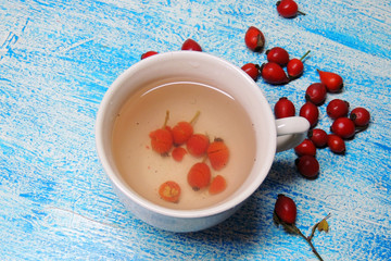 Tea with rose hips