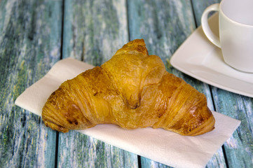 Traditional butcher croissant