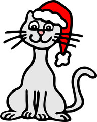 Weihnachtskatze