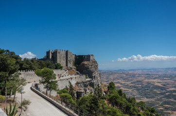 Medieval Castle of Venus in Erice, Sicily, Italy