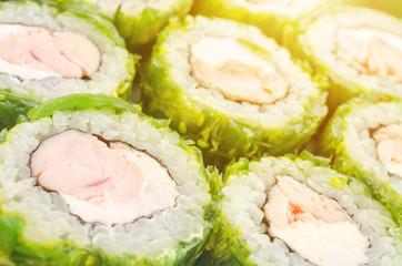 top view red coffee cup on yellow maple leafs