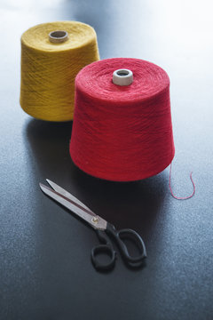 Spools of thread