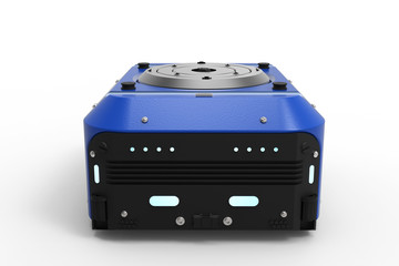 blue warehouse robot