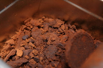 Coffee beans.
