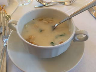 白アスパラスープ