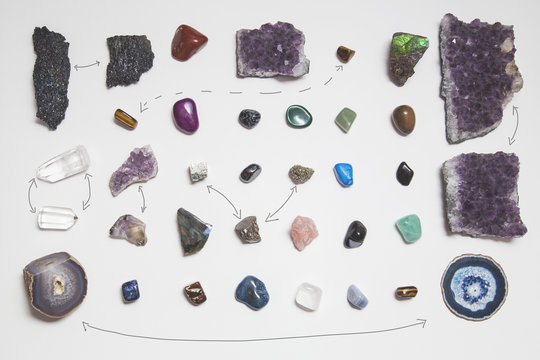 Crystal and gemstone collection
