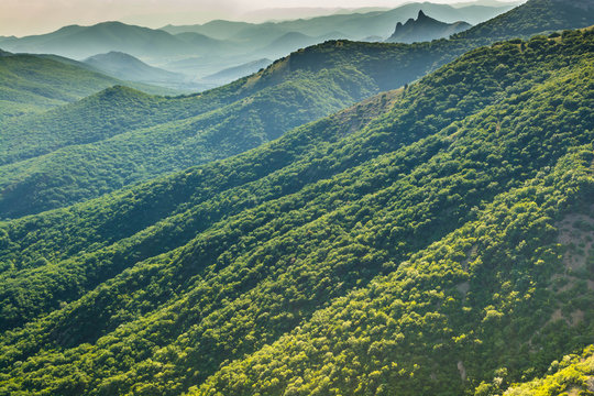 Green Mountains And Hills