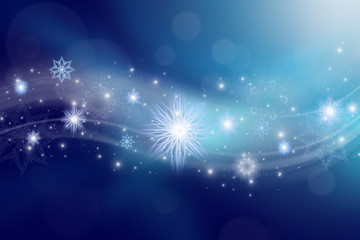 Blue christmas background