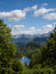 Fototapeta na wymiar Alatsee near Füssen, Bavaria