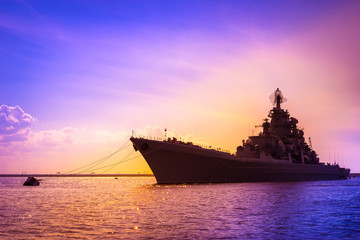 Warship. Missile cruiser.