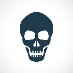 Obraz na płótnie Canvas Skull vector icon