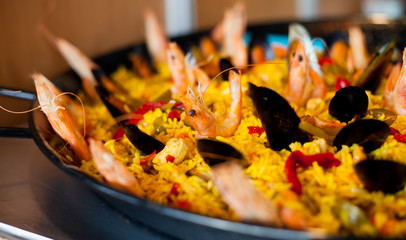 Real Spanish Seafood Paella