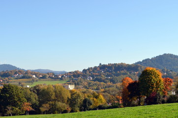 Der Süden von Freiburg im Herbst