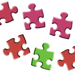 Obraz premium Puzzleteile