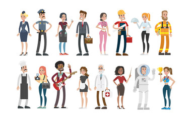 People professions set.