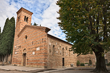 Polenta (Bertinoro), FC, Emilia-Romagna, Italy: the medieval church Pieve di San Donato