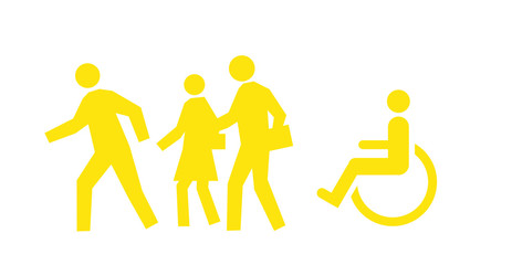 Ausgrenzung - Symbolgrafik