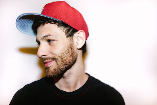 Portrait of a young man with hat