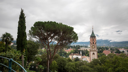 Church of Merano as seen from Tappeinerweg