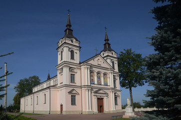 Fototapeta na wymiar Kościół św. Jana Chrzciciela w Wysokiem Mazowieckiem