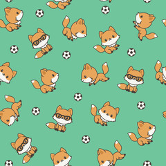 Boyish pattern soccer