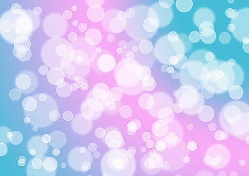 Pink Magenta Turquoise Green Bokeh Glitter Balloon Abstract Back