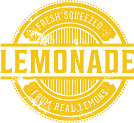 Vintage Fresh Lemonade Stamp