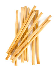 bread sticks isolated on white