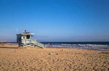 Obraz premium Beach of Venais Beach. The Pacific Coast in Los Angeles
