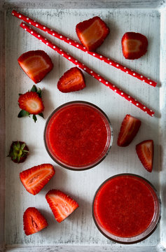 Strawberry smoothie