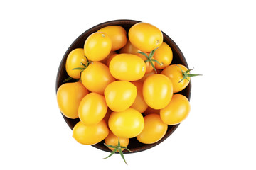 yellow tomatoes isolated