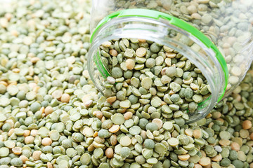 dry green peas