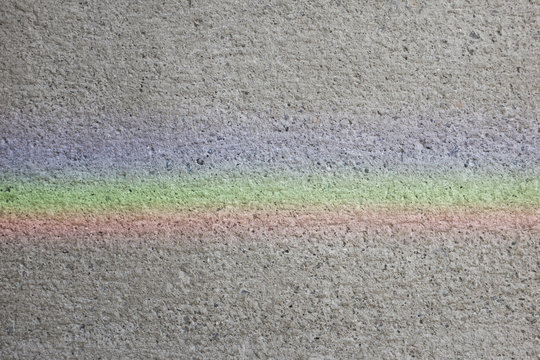 Prismatic refraction on a wall