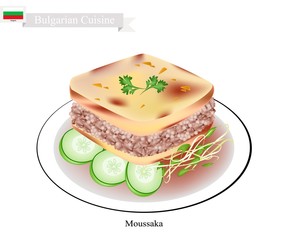 Homemade Moussaka, A Popular Dish of Bulgaria