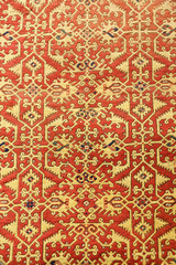Detail of Turkish Carpet in Istanbul City