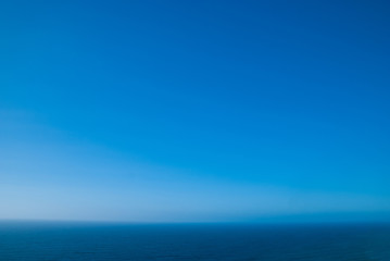 Blue Atlantic Ocean Clear Sky Sunny Day