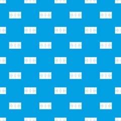 Basketball field pattern seamless blue