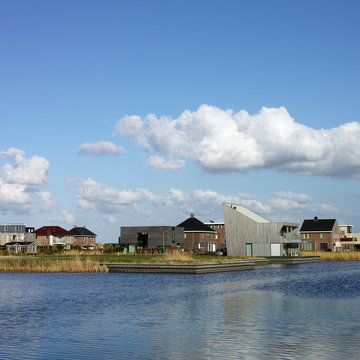 newly build houses in a new neighbourhood
