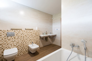 Contemporary bedroom interior